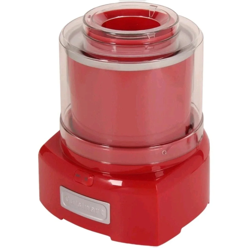 Red Cuisinart ICE-21 Frozen Yogurt-Ice Cream and Sorbet Maker‎ Discontinued**